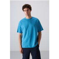Oversize Jersey Rundhals T-Shirt
