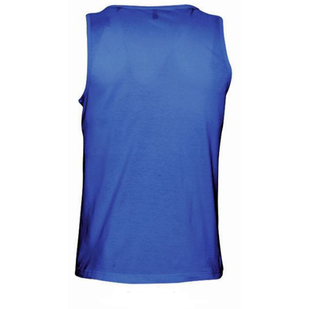 Klassisches ärmelloses Jersey mit Rippbündchen