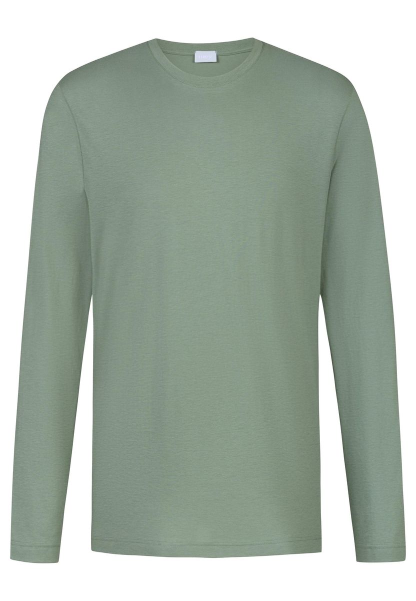 Klassisches Langarm Baumwoll T-Shirt