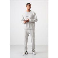 Set aus Fleece-Sweatshirt und Jogginghose