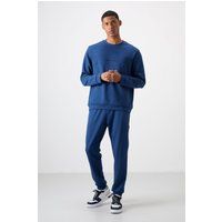 Fleece-Sweatshirt und Jogginghosen-Set