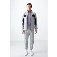 Zweiteiliges Fleece-Trainingsanzug-Set