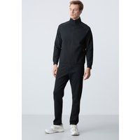 Klassischer Strick-Tracksuit mit Reißverschluss