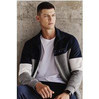 Farbblock-Sweatshirt und Jogginghosen-Set