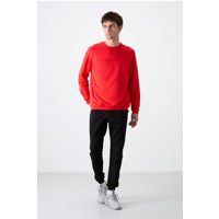 Lässiges Fleece-Sweatshirt und Jogginghose