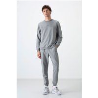 Fleece-Trainingsanzug-Set in Regular Fit