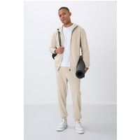 Set aus Fleece-Kapuzenjacke und Jogginghose