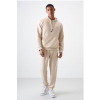 Bequemes Fleece-Tracksuit-Set