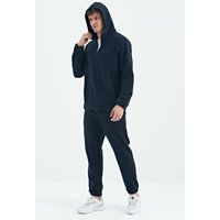 Kapuzen-Trainingsanzug aus Polarfleece