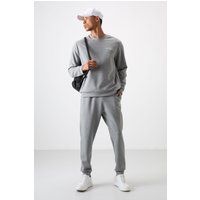 Gemütliches Fleece-Sweatshirt und Jogginghosen-Set