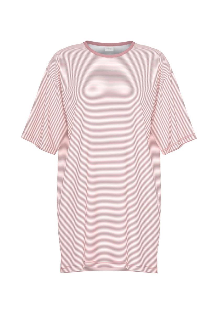 Gestreiftes Baumwoll-Nachthemd