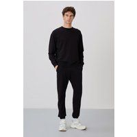 Oversize Fleece-Sweatshirt und Jogginghosen-Set