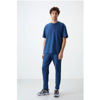 Oversized Jersey T-Shirt und Hosen-Set