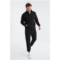 Fleece-Troyer und Jogginghose im Set