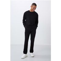 Minimalistisches Fleece-Sweatshirt und Hose