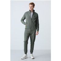 Zweiteiliges Fleece-Trainingsanzug-Set
