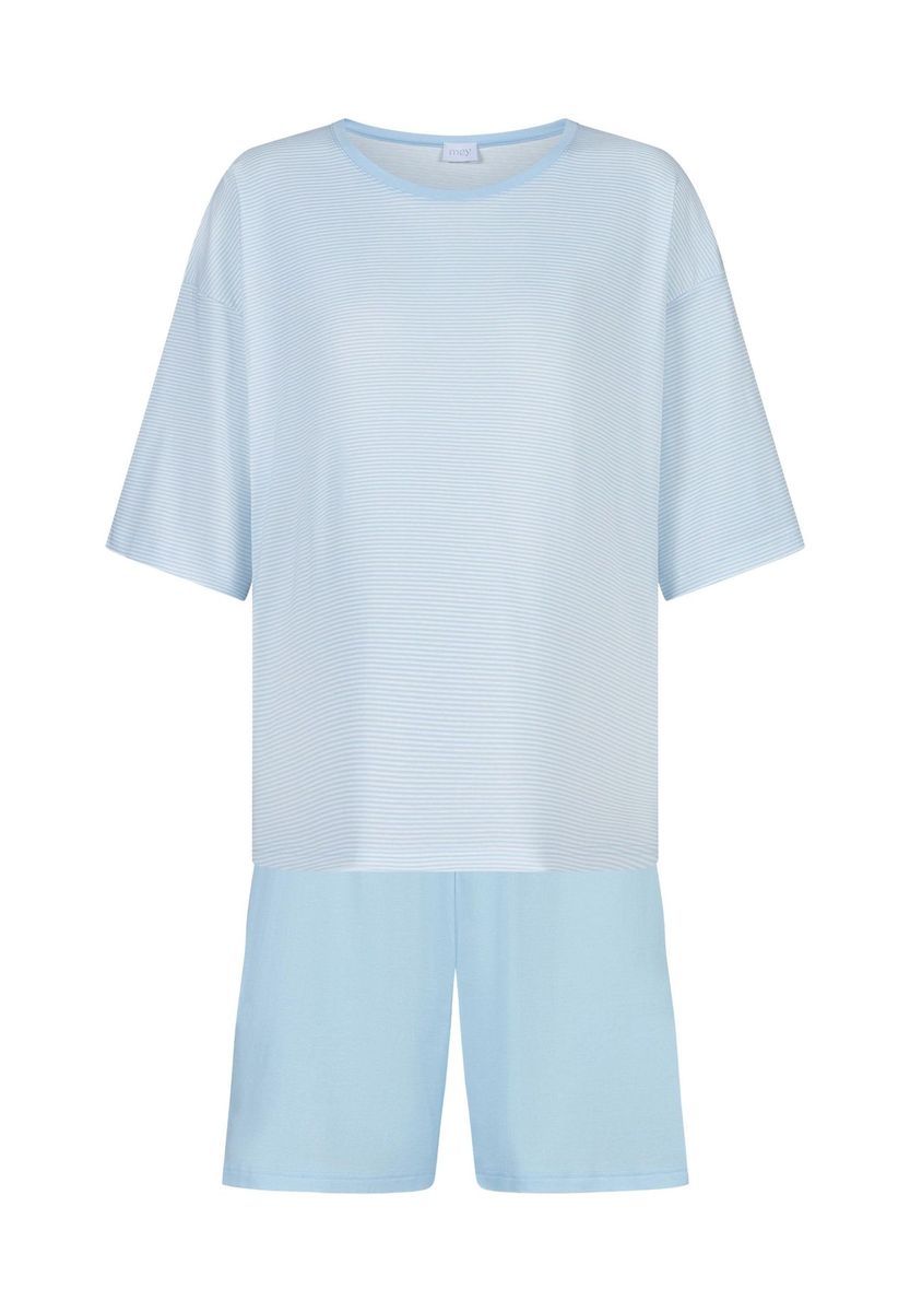 Gestreiftes kurzer Strickpyjama Set