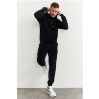 Oversized Hoodie und Jogginghosen Set