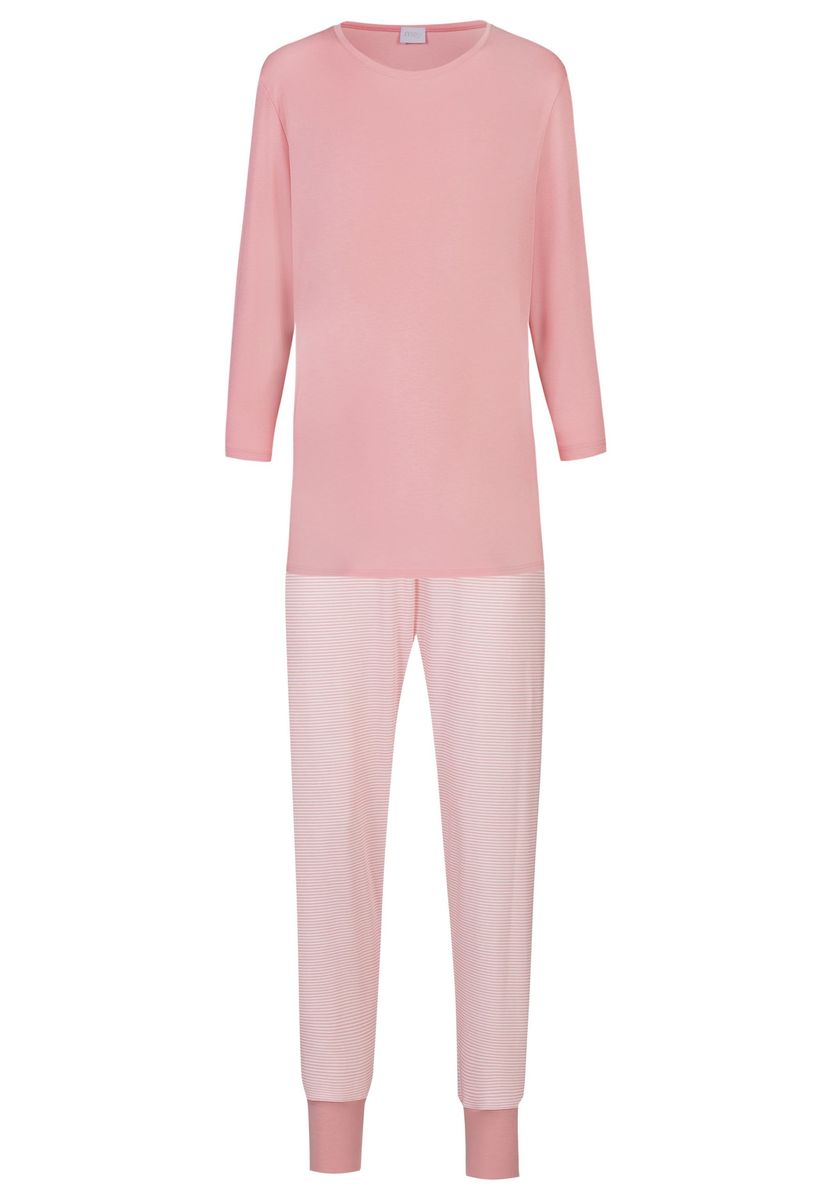 Gestreiftes Baumwoll-Pyjama-Set