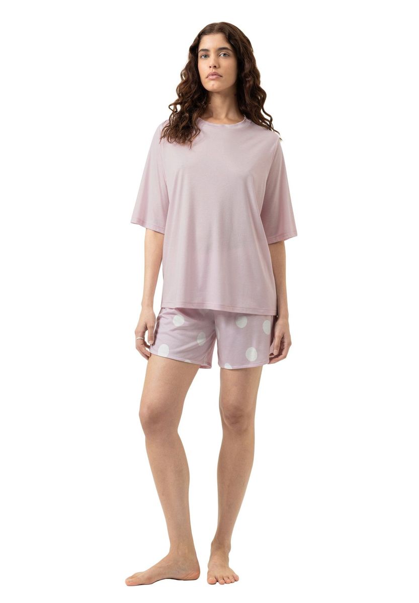 Locker geschnittenes Lounge-Shorty-Pyjama-Set