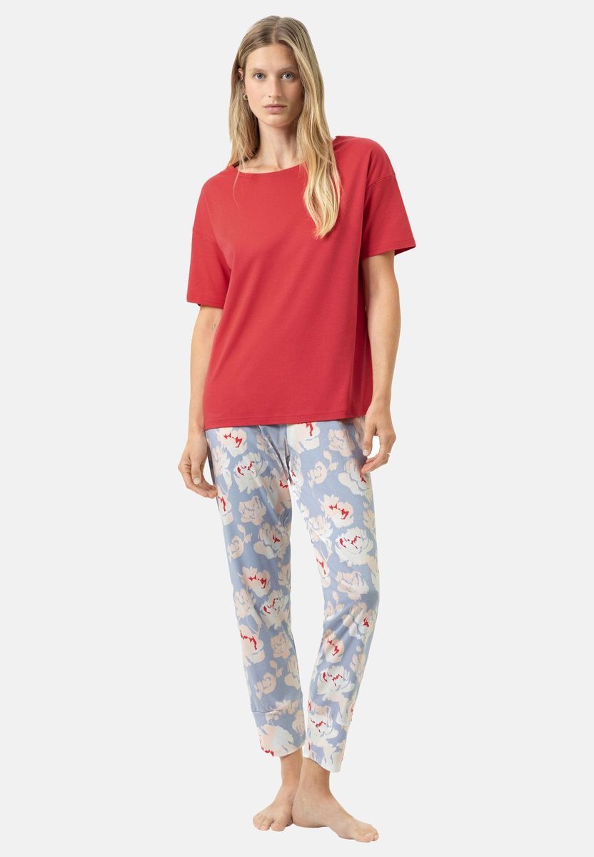 Damen Kurzarm Schlafanzug Set