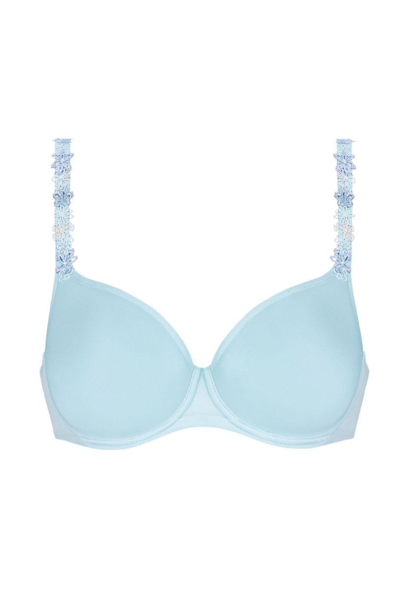 Spacer-BH mit blauem Blumenmuster