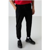 Schmal zulaufende Fleece-Jogginghose