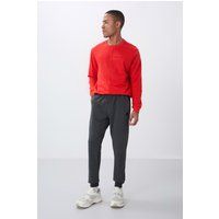 Klassische Fleece-Sweatpants mit regulärer Passform
