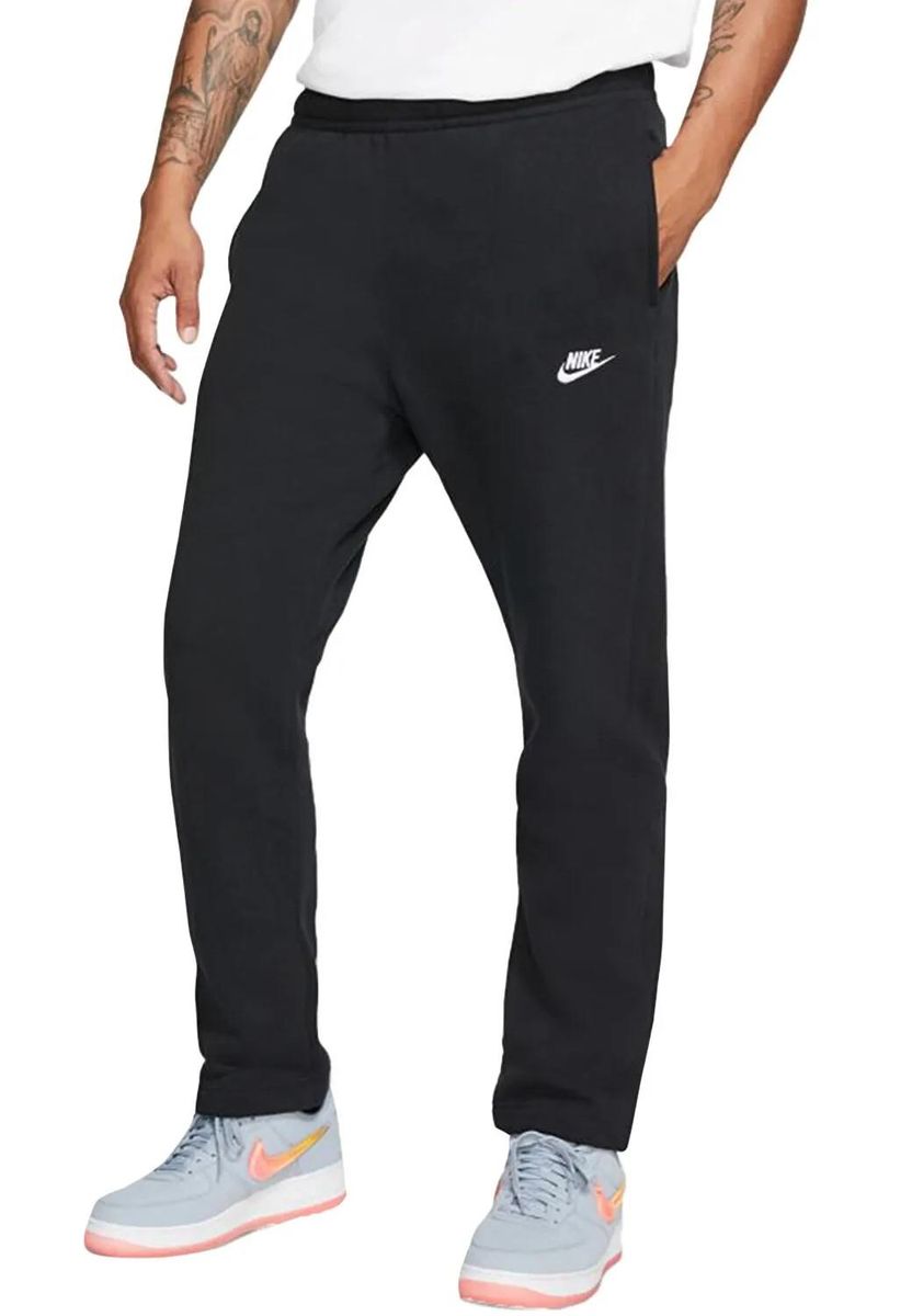Club Fleece Jogginghose mit offenem Saum