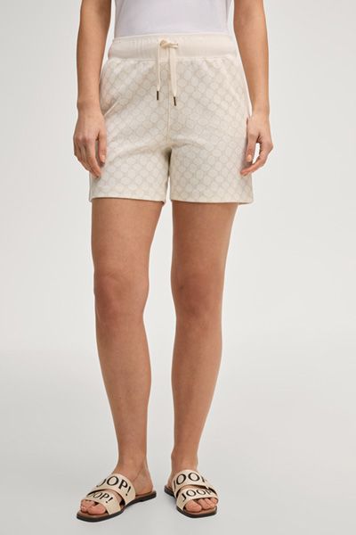 Joop! Taimy Creme Shorts Cornflower-Print Baumwoll-Sweat Lounge