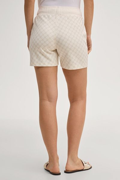 Joop! Taimy Creme Shorts Cornflower-Print Baumwoll-Sweat Lounge