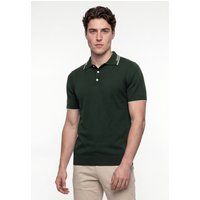 Klassisches Kurzarm-Strick-Poloshirt