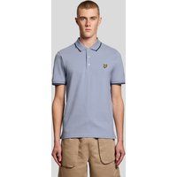 Klassisches Piqué-Poloshirt mit Kontraststreifen