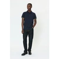 Klassisches Piqué-Poloshirt mit gerader Passform