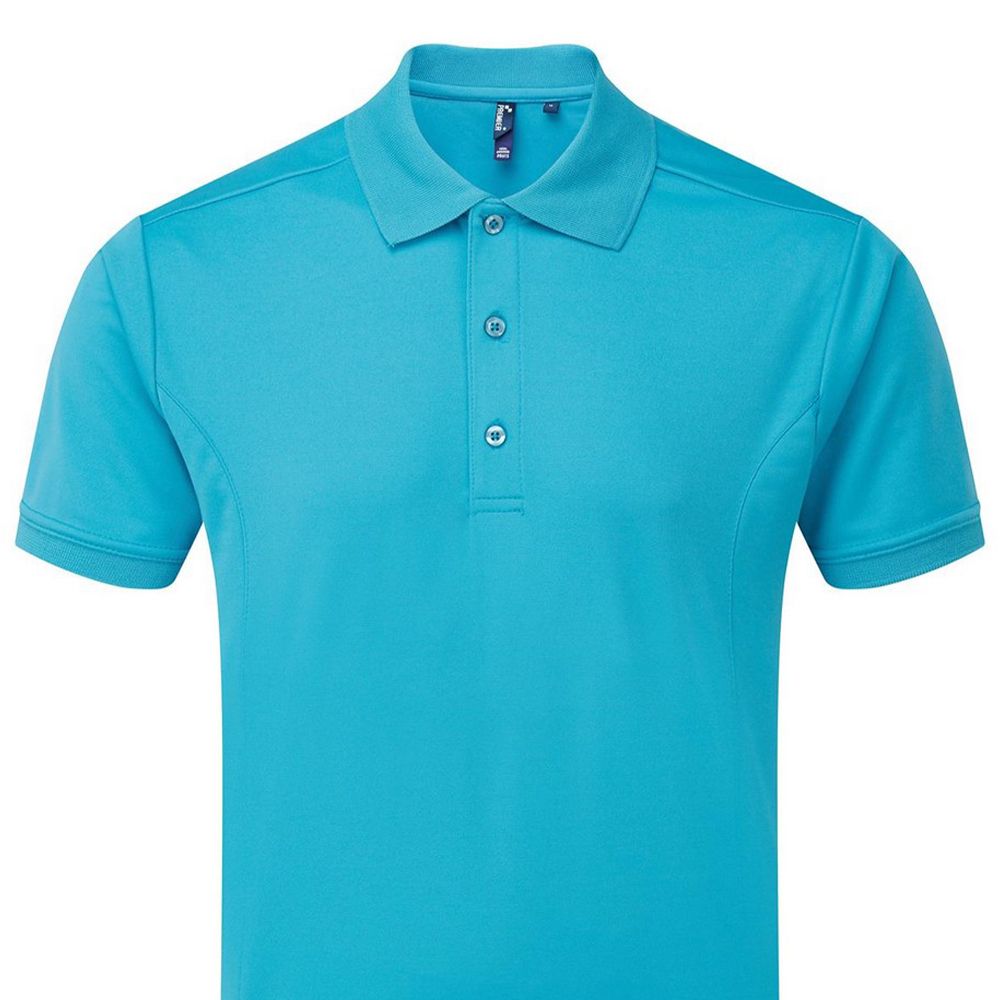 Atmungsaktives Slim-Fit Piqué-Poloshirt