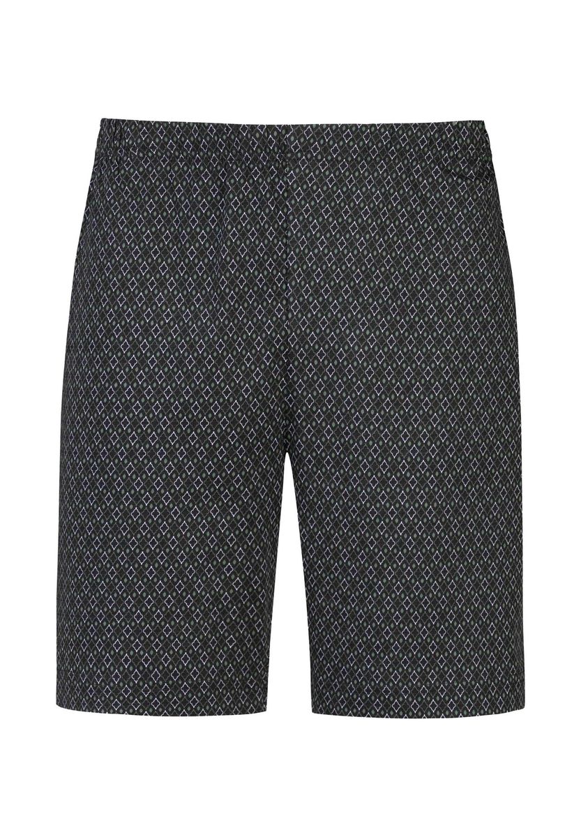 Gemusterte Lounge-Shorts aus Strickstretch