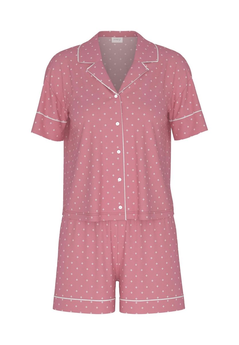 Kurzarm Pyjama Set Rose Diamant
