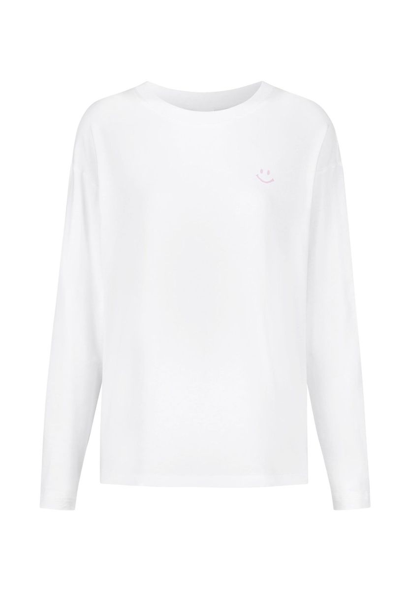 Langarmshirt aus Baumwolle mit entspannter Passform