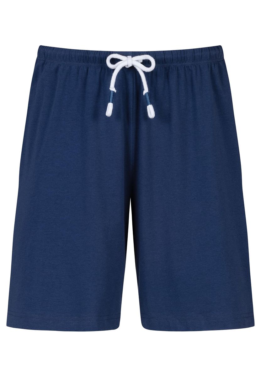 Damen Schlafshorts, einfarbig blau
