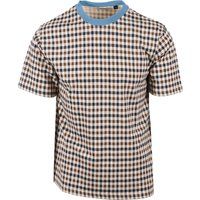 Baumwoll-T-Shirt mit Club-Check-Muster