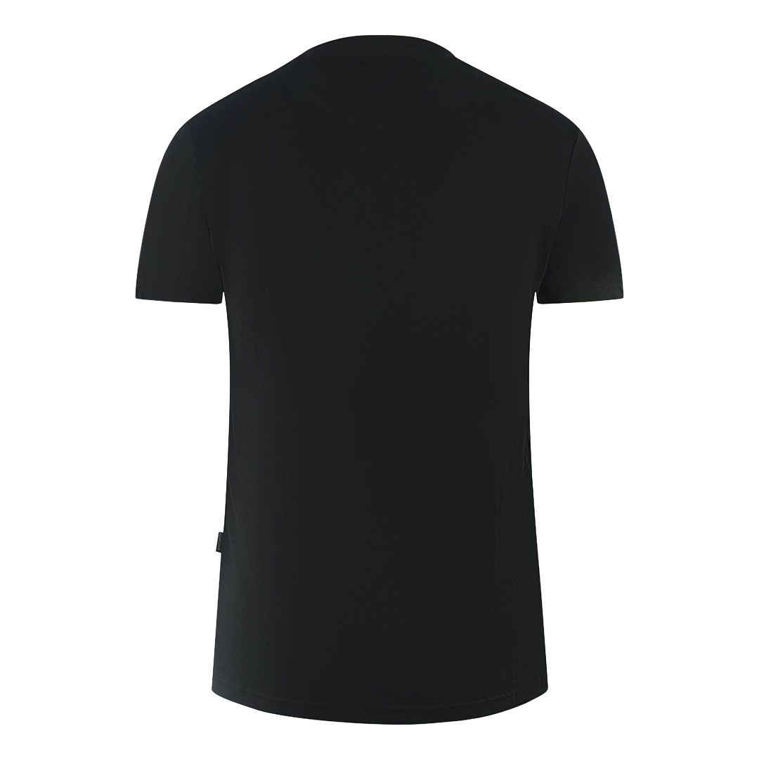 T-Shirt mit geteiltem Logo-Print