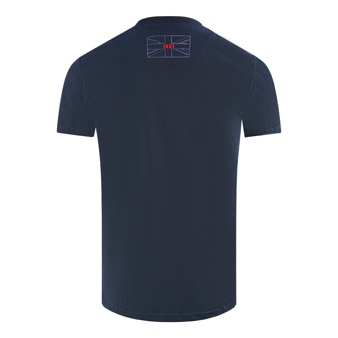 Jersey-Rundhalsshirt mit Logo-Schriftzug
