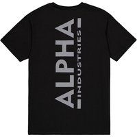 Grafik-T-Shirt mit reflektierendem Rückenprint