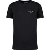 Baumwoll-T-Shirt mit grafischem Rückendruck