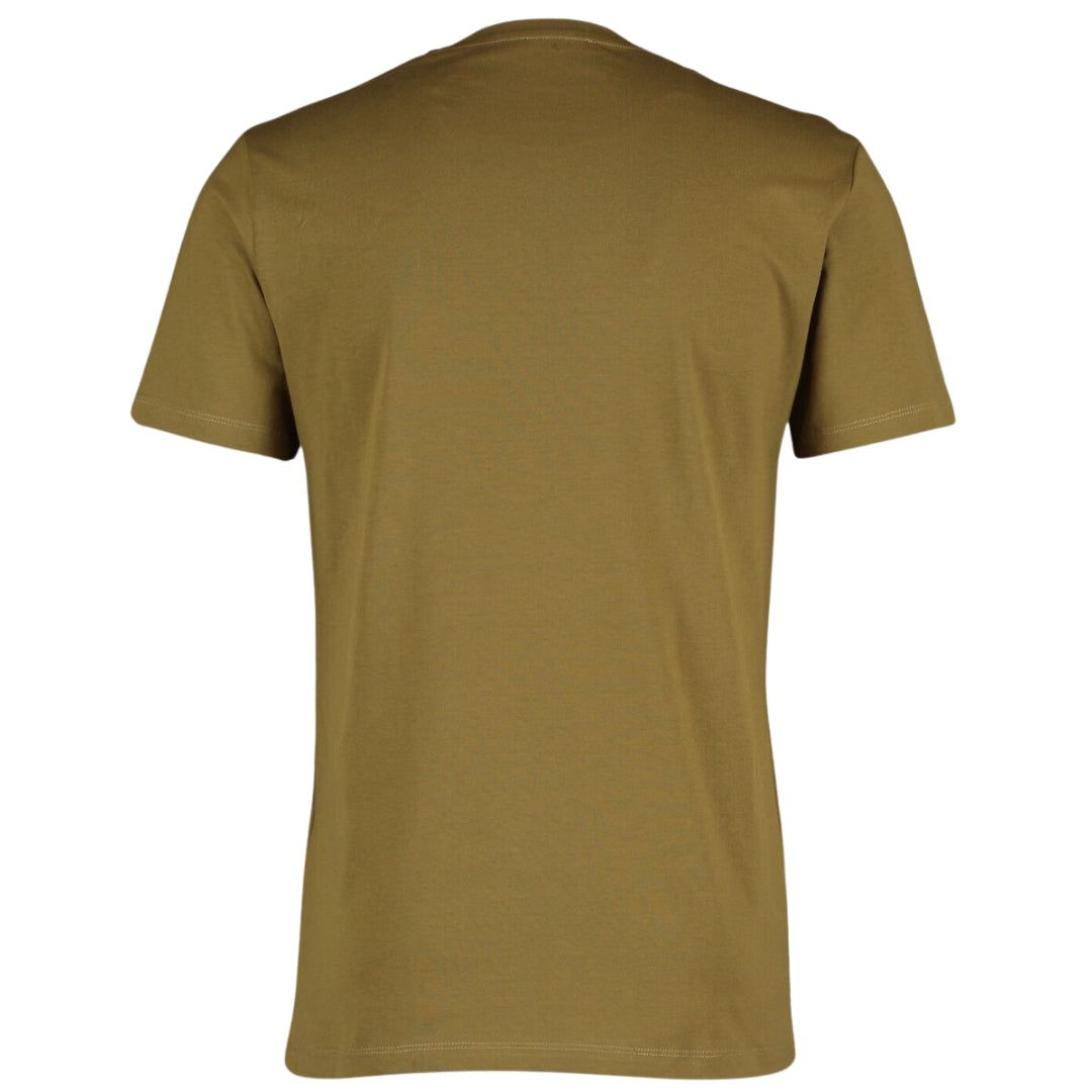 Baumwoll-T-Shirt mit geprägtem Seiten-Logo