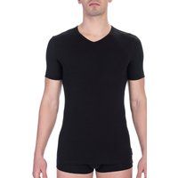 Schmal geschnittenes V-Ausschnitt Basis-Shirt