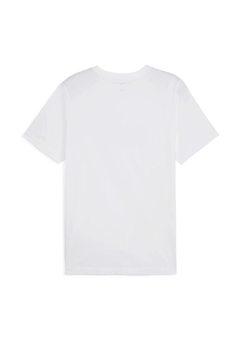 Klassisches T-Shirt mit Logo-Print aus Baumwolle