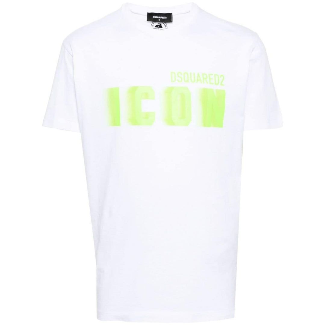 T-Shirt mit verschwommenem Icon-Logo