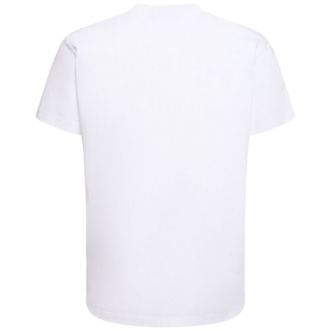 T-Shirt mit verschwommenem Icon-Logo