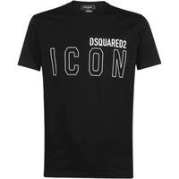 T-Shirt mit Icon-Logo-Umriss